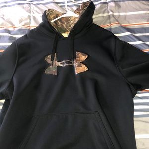 Under amour camouflage hoodie.